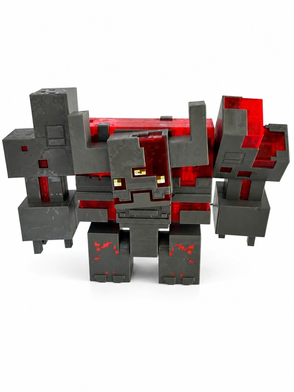 Large Minecraft Dungeons Redstone Monstrosity 10” Boss Figure Mattel